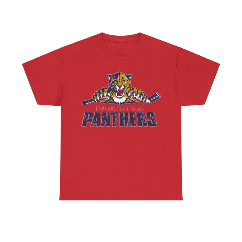Load image into Gallery viewer, Florida Panthers Blue Logo Ice Hockey T-shirt