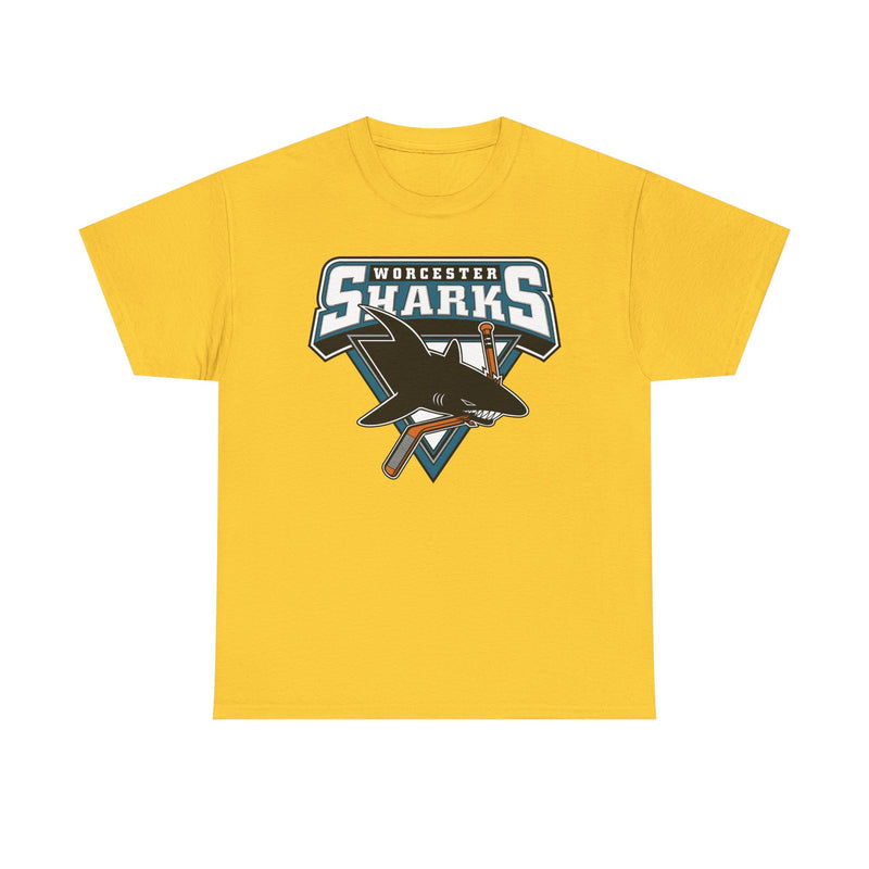 Load image into Gallery viewer, Worcester Sharks Hockey 2006-2015 Massachusetts T-shirt