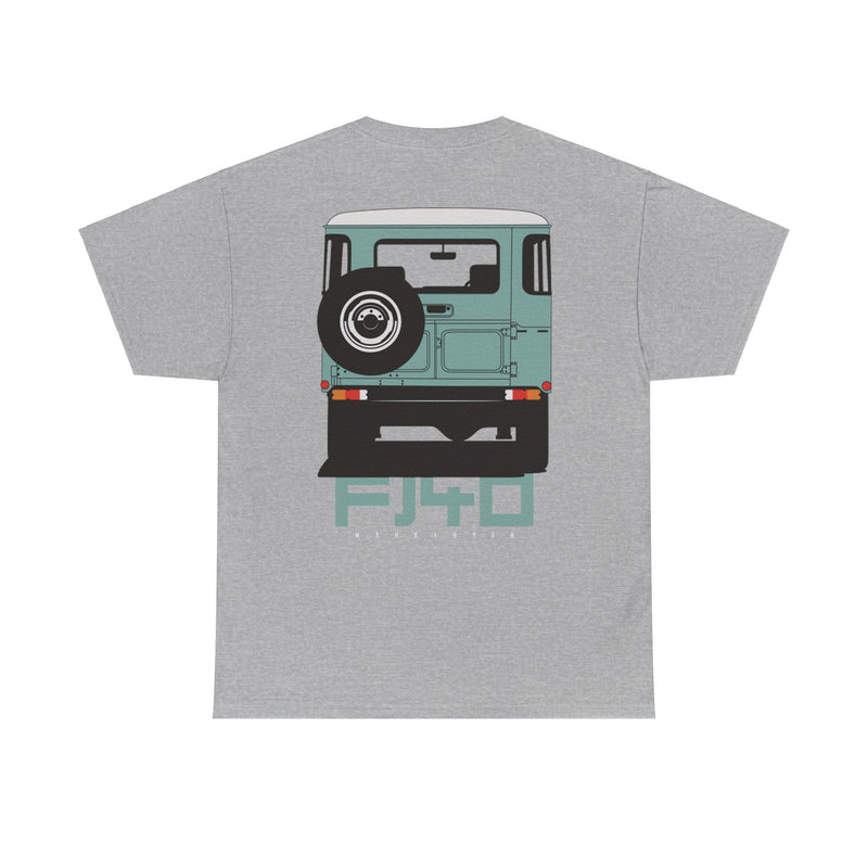 Load image into Gallery viewer, Toyota Land Cruiser FJ40 Green Car Double-sided T-shirt