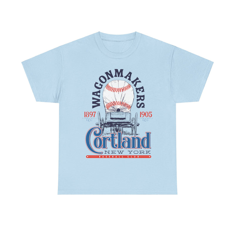 Load image into Gallery viewer, Cortland Wagonmakers Est 1897 New York Baseball T-shirt