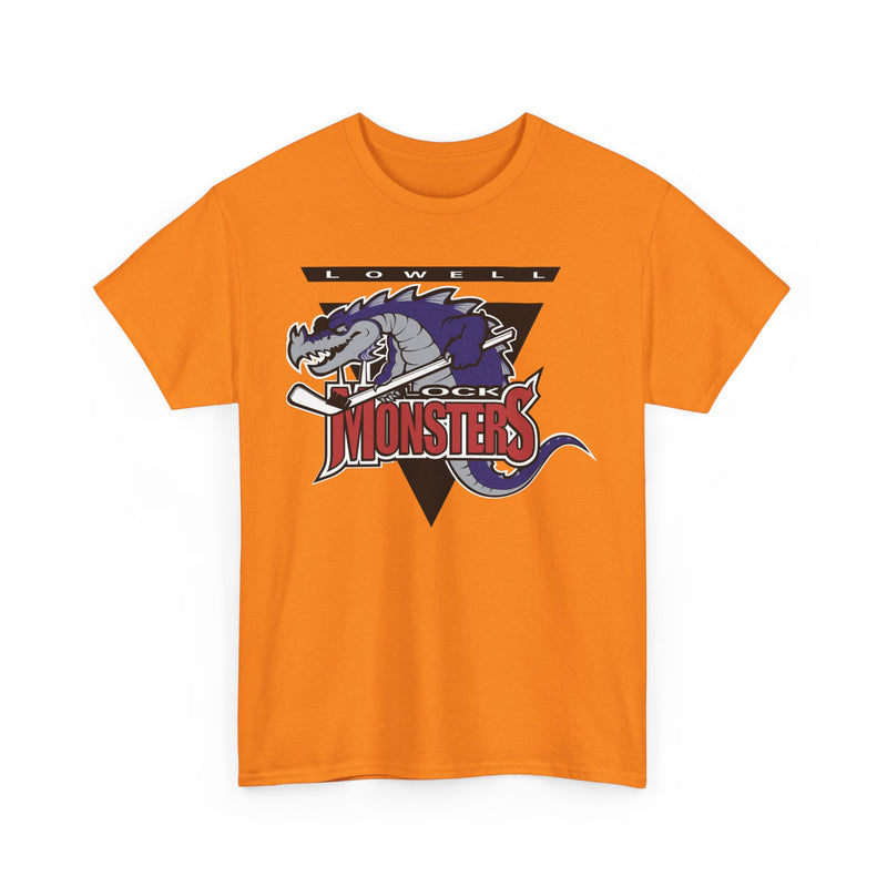 Load image into Gallery viewer, Lowell Lock Monsters American Hockey League 1998-2006 Massachusetts T-shirt