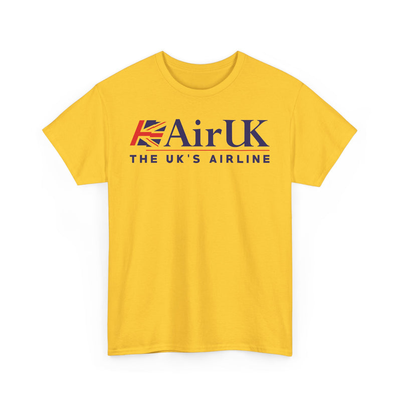 Load image into Gallery viewer, Air UK Leisure Leisure Without Compromise Vintage Airline Logo Aviation T-shirt
