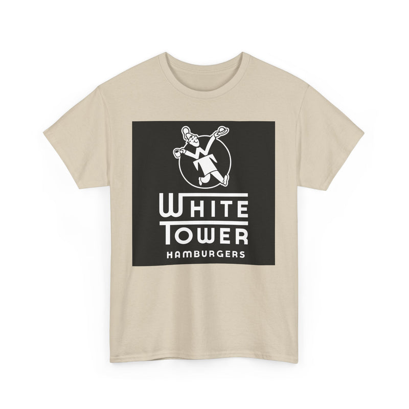 Load image into Gallery viewer, White Tower Hamburgers Logo Restaurant Chain T-Shirt