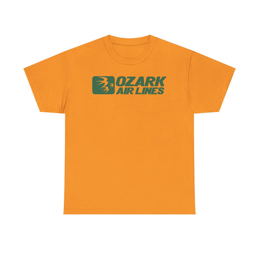 Ozark Airlines Green Logo Regional Aviation Collectible Nostalgia T-shirt