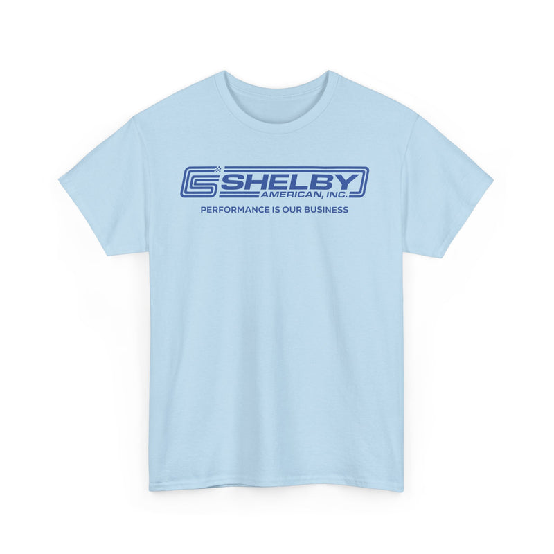 Load image into Gallery viewer, Shelby American Inc Performance Is Our Business Cobra Logo T-shirt