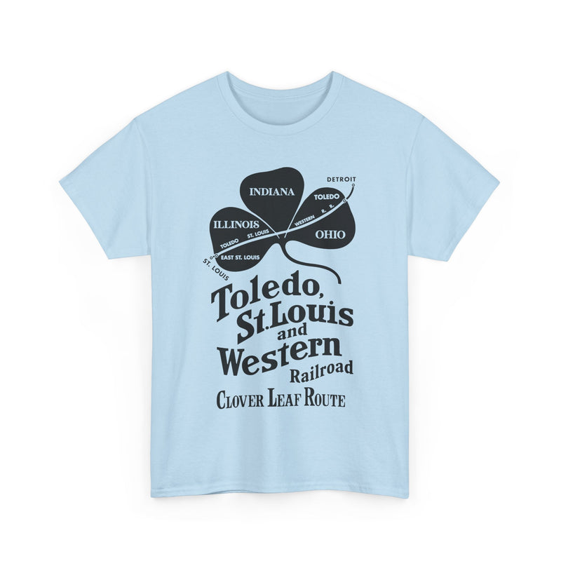Load image into Gallery viewer, Toledo St Louis Western Clover Leaf Route Railroad Logo T-Shirt