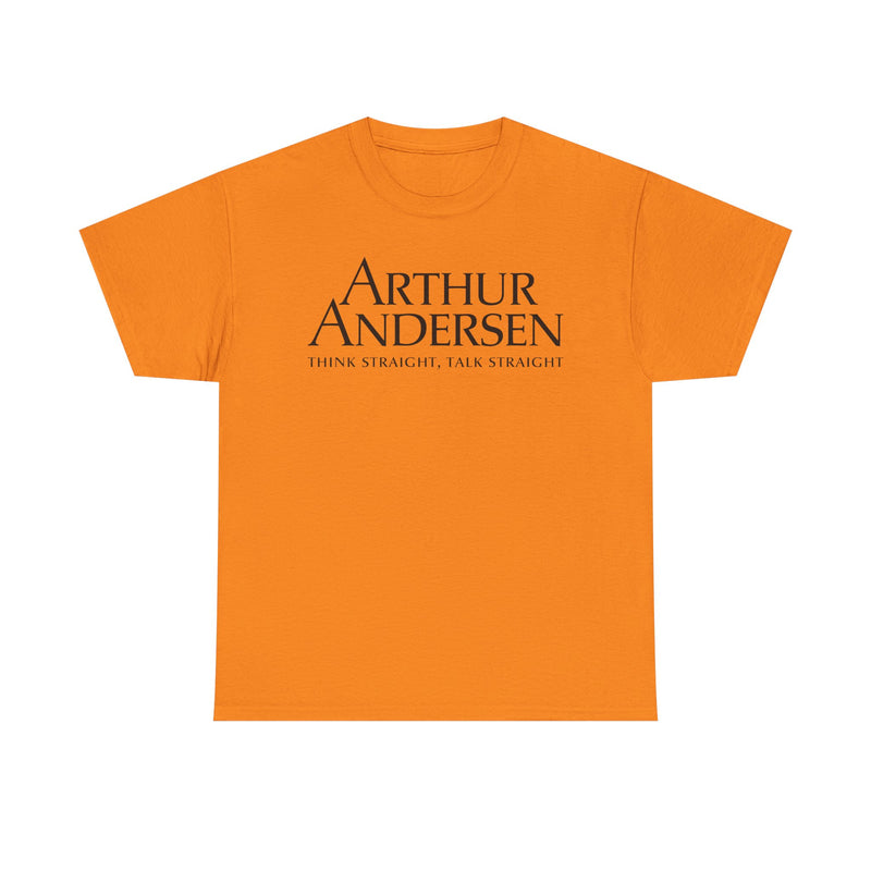 Load image into Gallery viewer, Arthur Andersen Think Straight Talk Straight Consulting T-Shirt