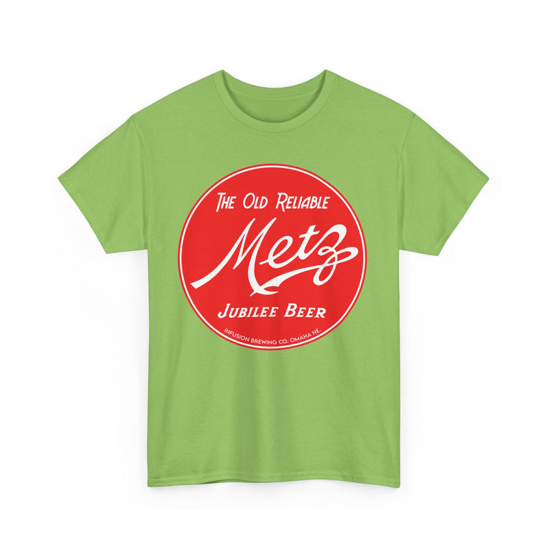 Load image into Gallery viewer, Metz Jubilee Old Reliable Logo Beer Infusion Brewing Co Nebraska T-Shirt