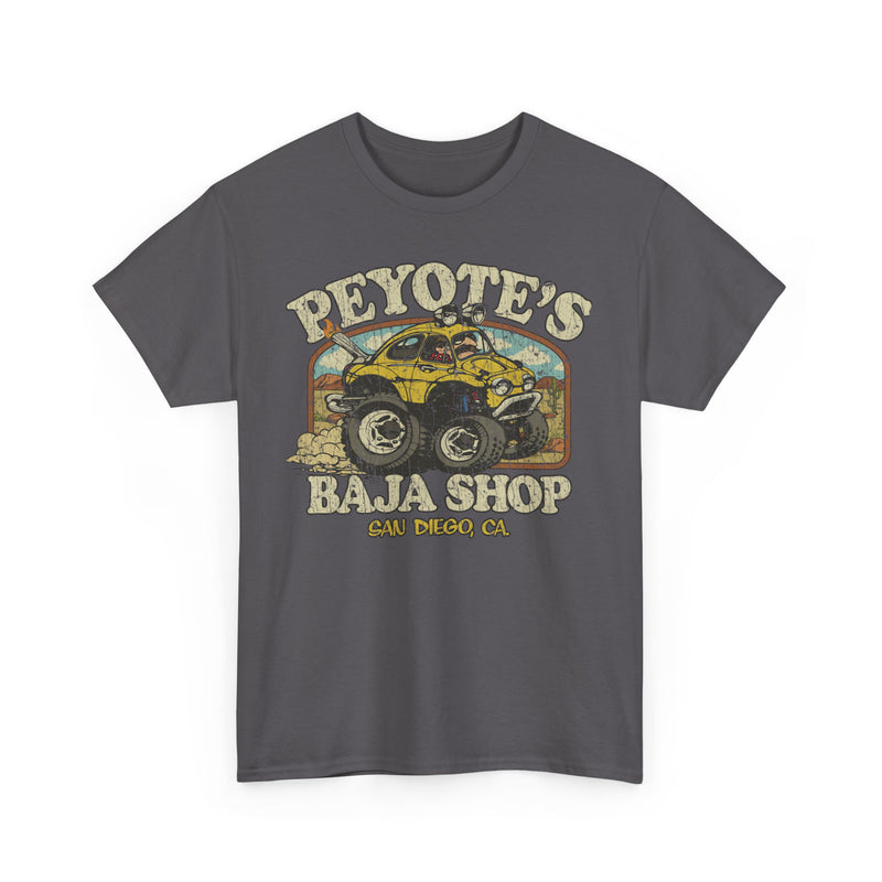 Load image into Gallery viewer, Peyotes Baja Shop San Diego California Car T-shirt