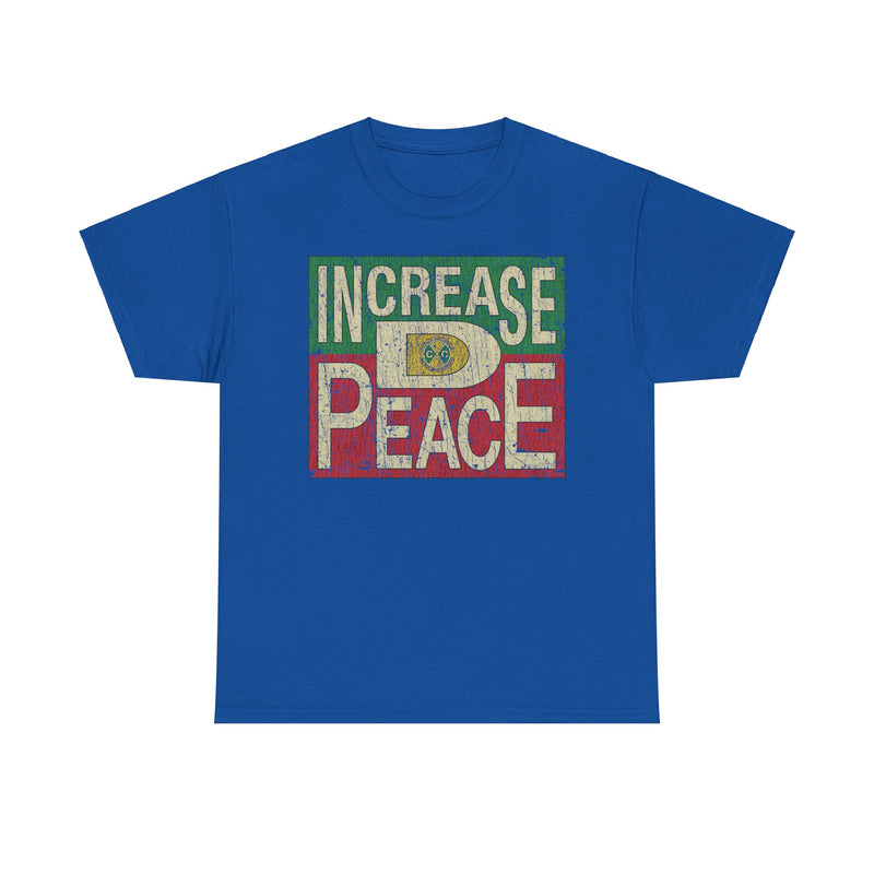 Load image into Gallery viewer, Increase D Peace 1992 Political Logo T-shirt