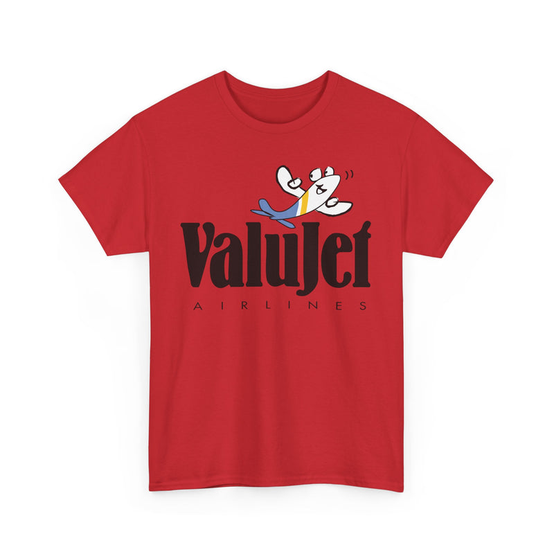 Load image into Gallery viewer, ValuJet Airlines Cartoon Plane Character Vintage Florida Carrier T-shirt