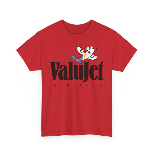 ValuJet Airlines Cartoon Plane Character Vintage Florida Carrier T-shirt