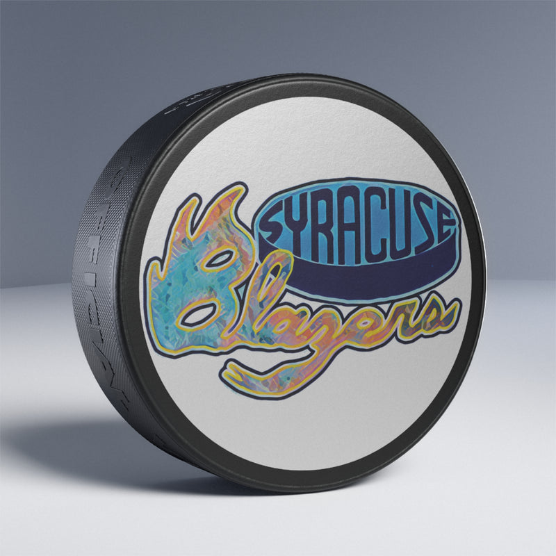 Load image into Gallery viewer, Syracuse Blazers New York Hockey Puck