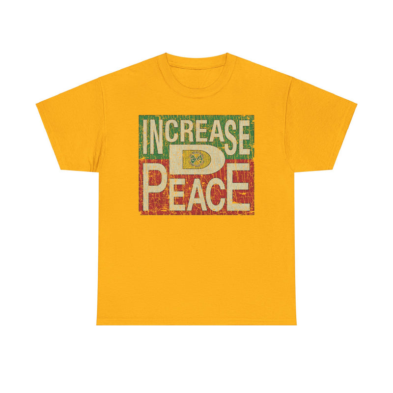 Load image into Gallery viewer, Increase D Peace 1992 Political Logo T-shirt