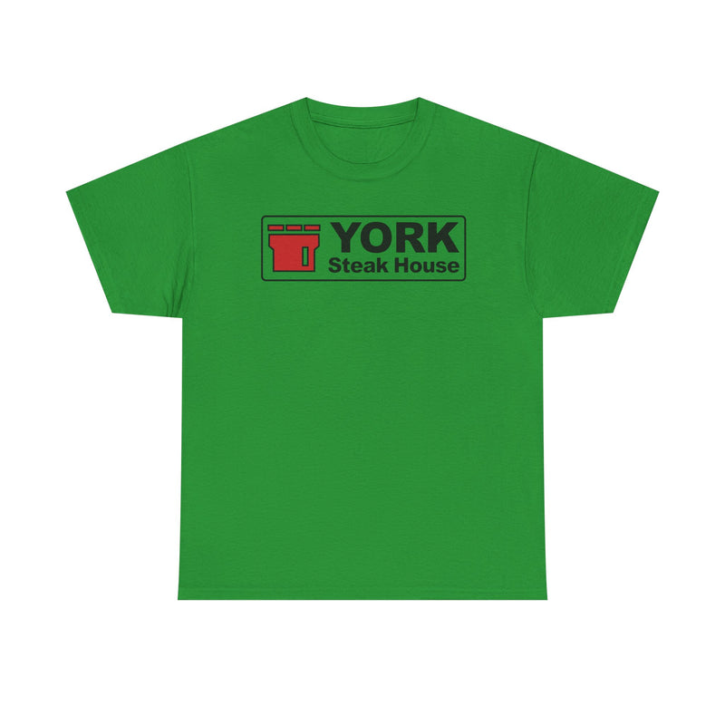 Load image into Gallery viewer, York Steak House T-Shirt - Steakhouse Industry Defunct Logo Tee