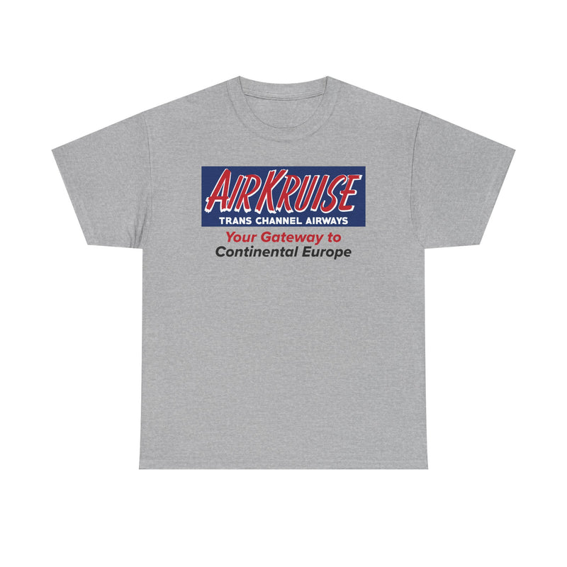 Load image into Gallery viewer, Air Kruise Trans Channel Airways Gateway to Europe Vintage Airline Logo T-shirt