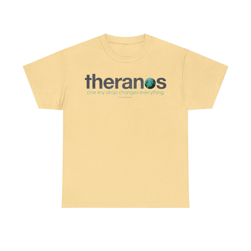 Load image into Gallery viewer, Theranos One Tiny Drop Changes Everything Elizabeth Holmes Logo T-shirt