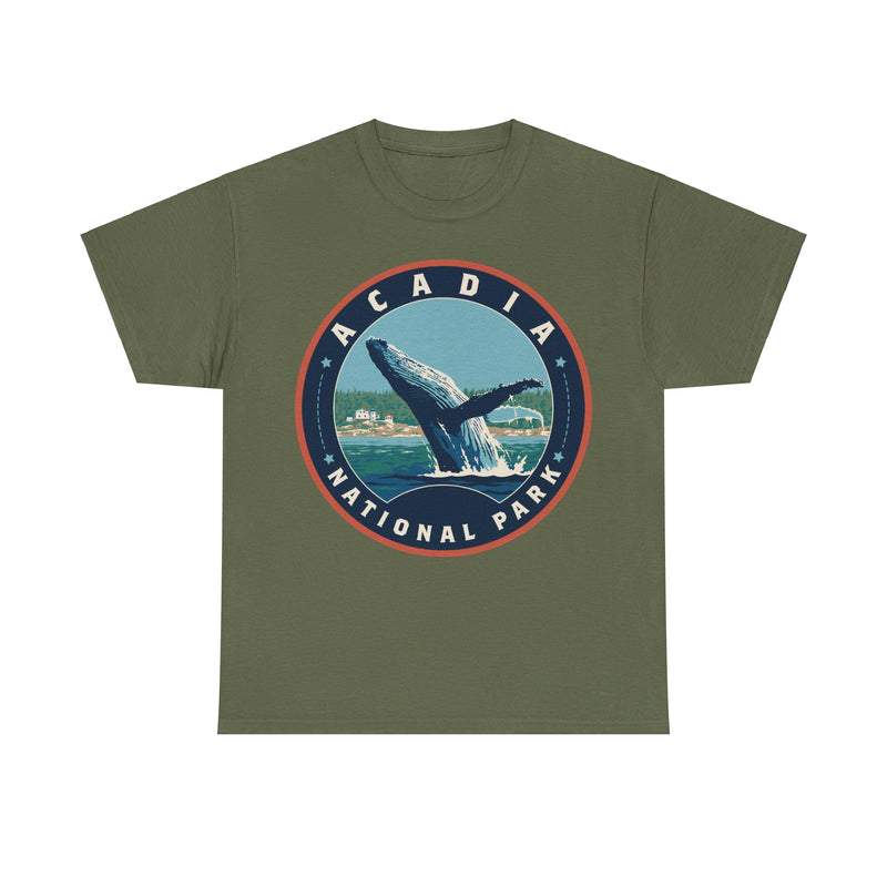 Load image into Gallery viewer, Acadia National Park Maine Round Logo T-shirt