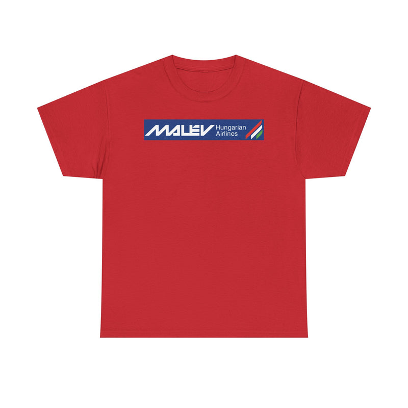 Load image into Gallery viewer, Malev Hungarian Airlines Vintage European Flag Carrier Aviation T-shirt