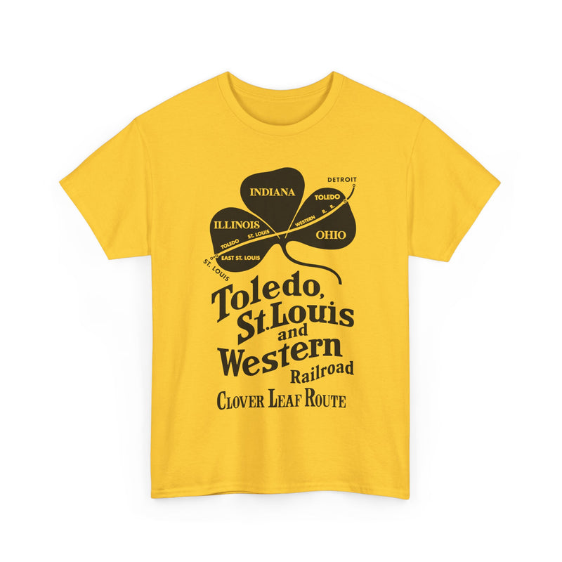 Load image into Gallery viewer, Toledo St Louis Western Clover Leaf Route Railroad Logo T-Shirt