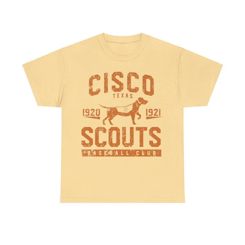 Load image into Gallery viewer, Cisco Scouts Est 1920 Texas Baseball T-shirt