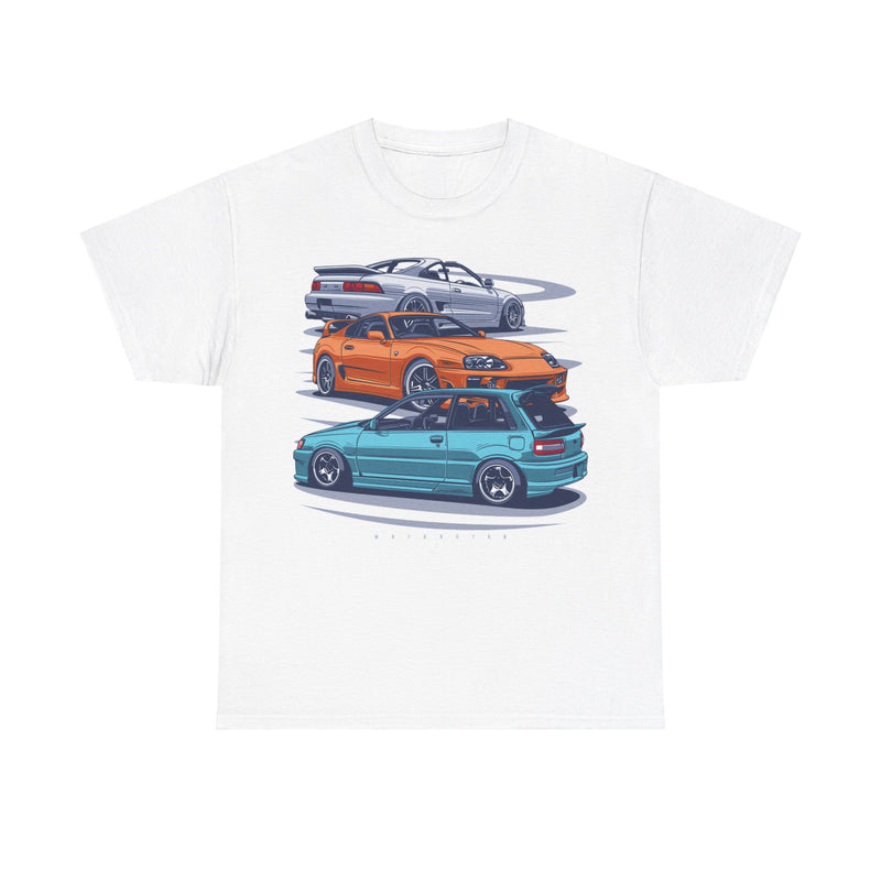 Load image into Gallery viewer, Toyota Starlet Supra MR2 Car T-shirt