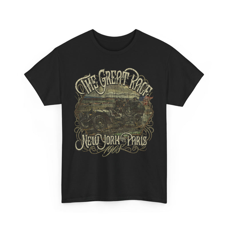 Load image into Gallery viewer, The Great Race 1908 New York to Paris Auto Competition T-shirt