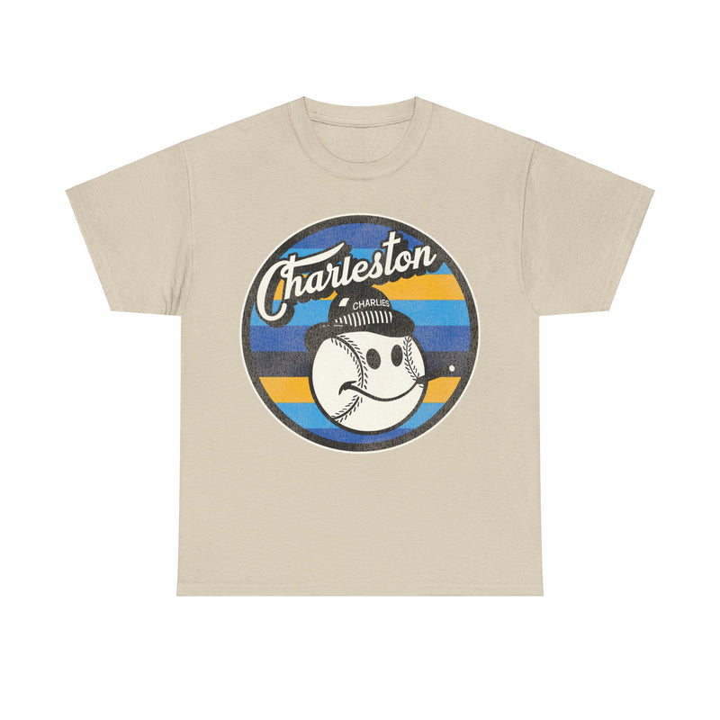 Load image into Gallery viewer, Charleston Charlies Logo Nostalgic Retro Baseball Team T-shirt