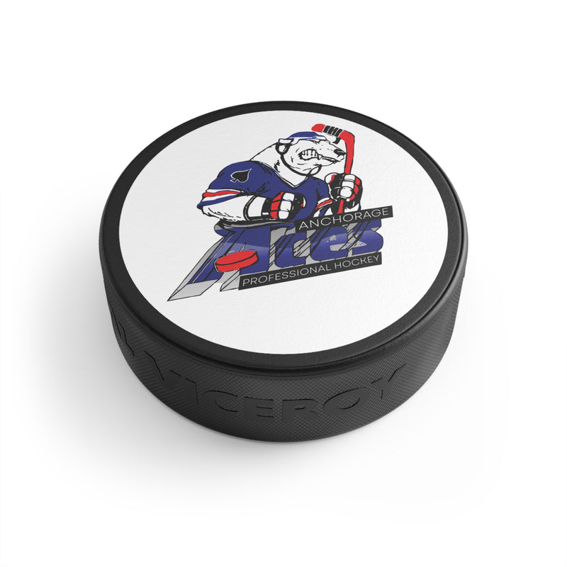 Load image into Gallery viewer, Anchorage Aces Mascot Logo Hockey Puck