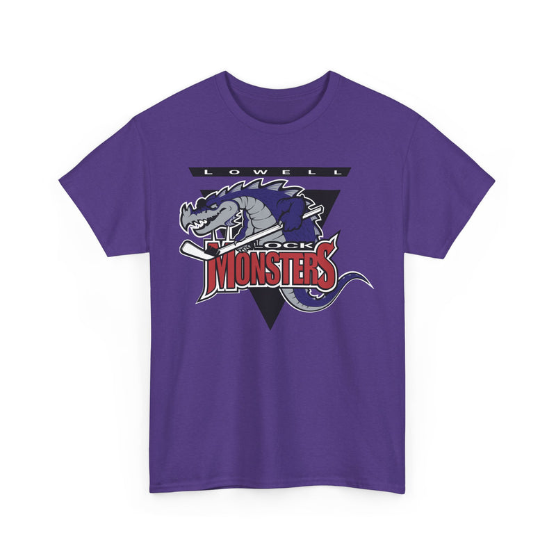 Load image into Gallery viewer, Lowell Lock Monsters American Hockey League 1998-2006 Massachusetts T-shirt