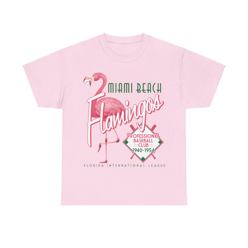 Load image into Gallery viewer, Miami Beach Flamingos Est 1940 Florida Baseball T-shirt