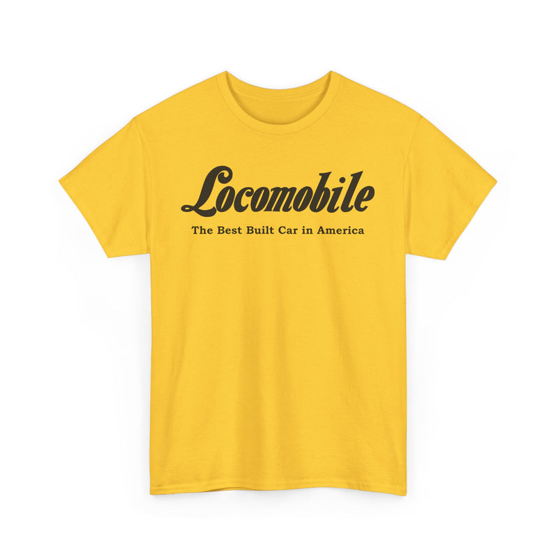 Load image into Gallery viewer, Locomobile The Best Built Car in America Vintage Script T-shirt