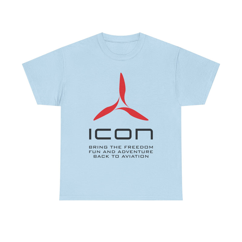 Load image into Gallery viewer, ICON Aircraft Defunct Aviation T-Shirt Fun Adventure Freedom Flying Pilot Tee