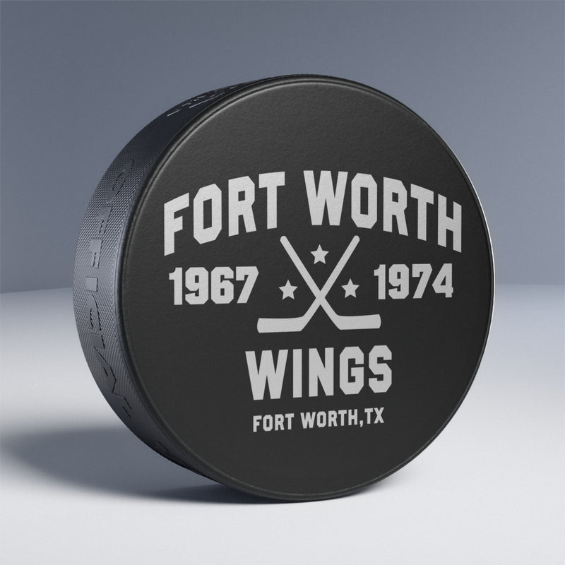 Load image into Gallery viewer, Fort Worth Wings Texas Central League 1967-1974 Hockey Puck