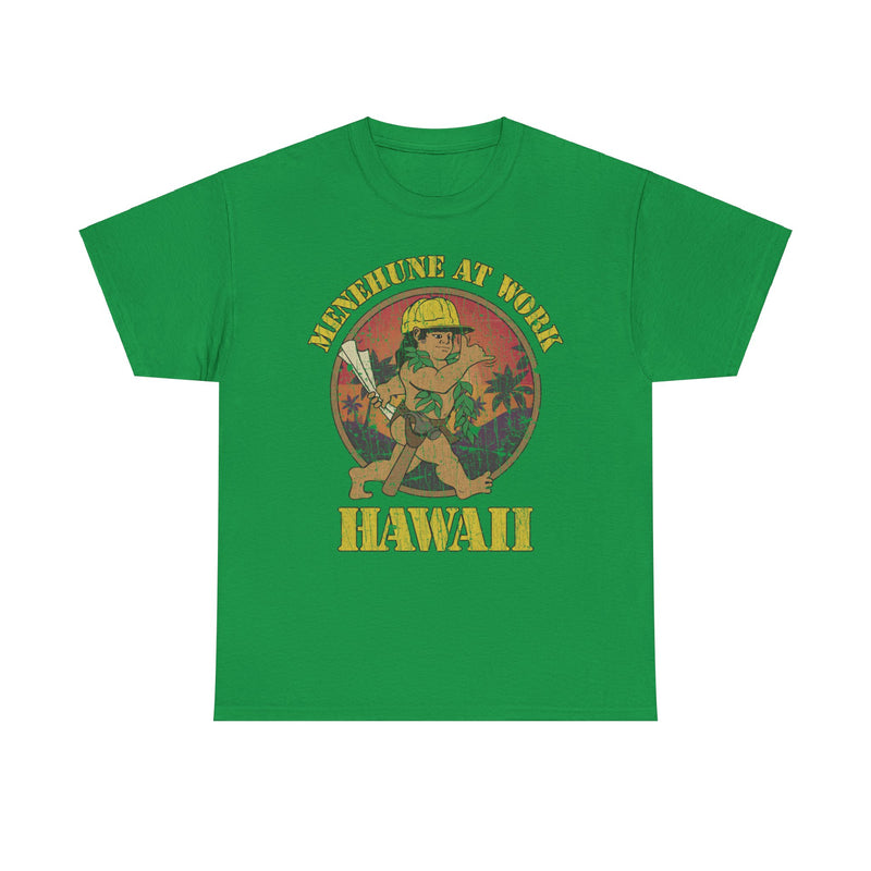Load image into Gallery viewer, Menehune at Work Hawaii Nostalgic T-shirt