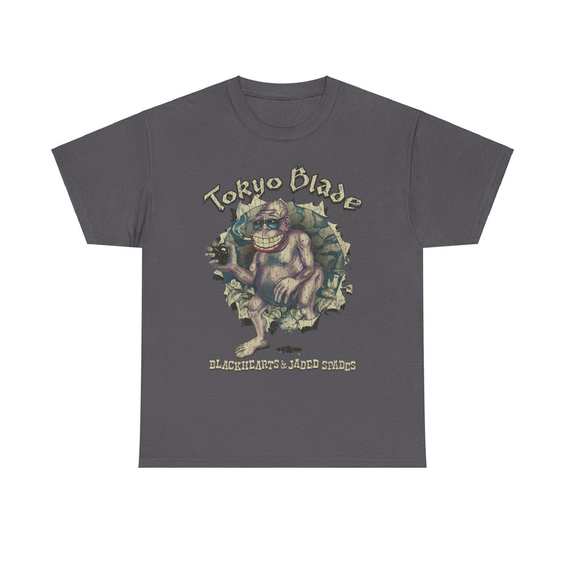 Load image into Gallery viewer, Tokyo Blade Black Hearts Jaded Spades Music Rock T-shirt