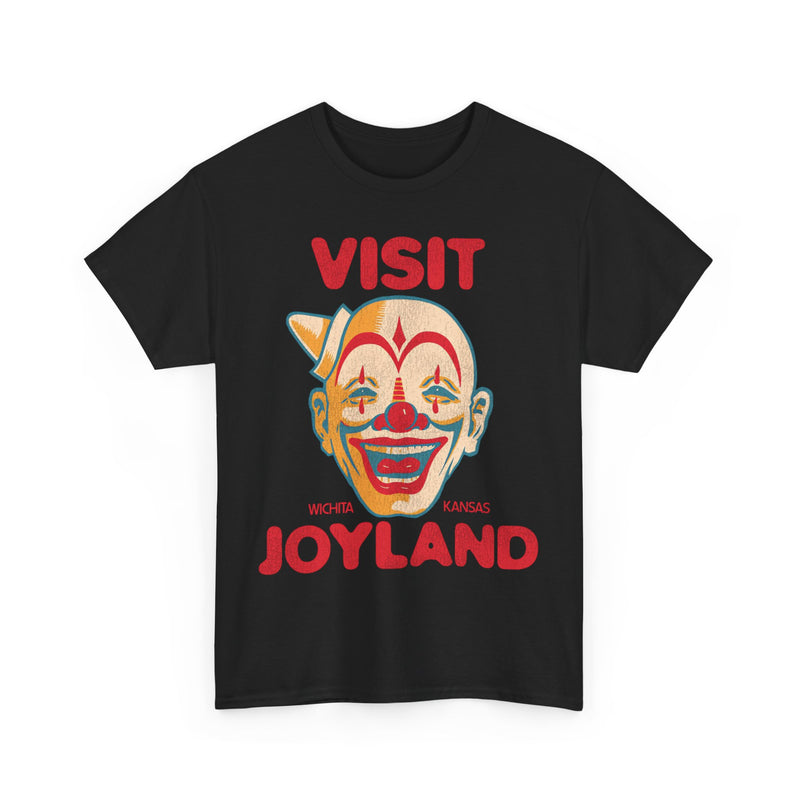 Load image into Gallery viewer, Visit Joyland Amusement Park 1949 Wichita Kansas Theme Park Clown T-shirt