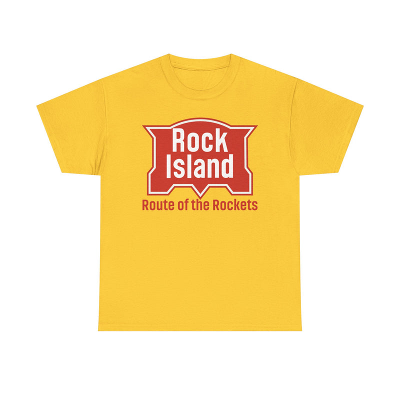 Load image into Gallery viewer, Rock Island Route of Rockets Vintage Railroad Logo T-Shirt