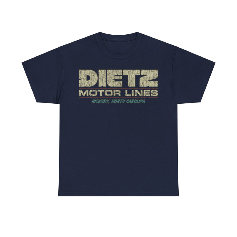 Load image into Gallery viewer, Dietz Motor Lines 1948 Trucking Distressed Print T-shirt