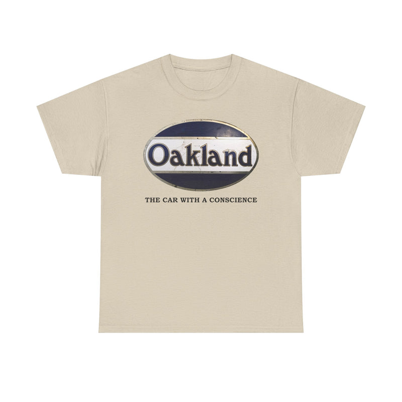 Load image into Gallery viewer, Oakland The Car With A Conscience Pontiac Predecessor T-shirt
