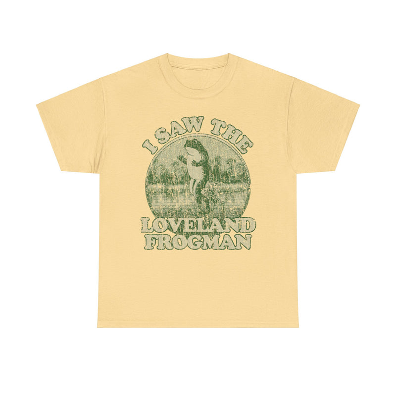 Load image into Gallery viewer, I Saw The Loveland Ohio Frogman Legend T-shirt