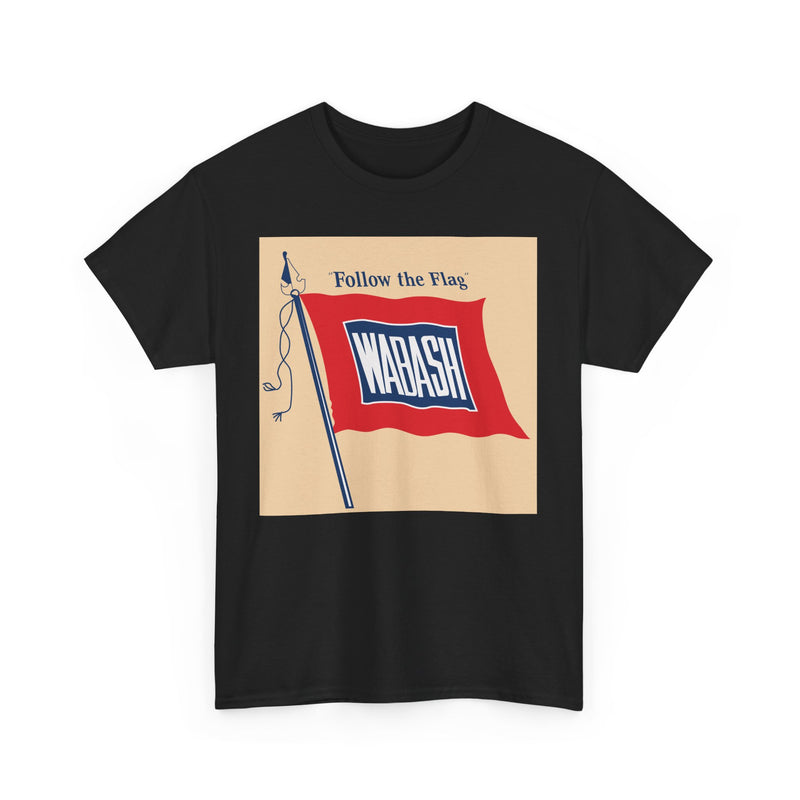 Load image into Gallery viewer, Wabash Follow The Flag Vintage Railroad Logo Train T-Shirt