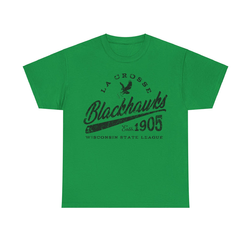 Load image into Gallery viewer, La Crosse Blackhawks Est 1905 Wisconsin Baseball T-shirt