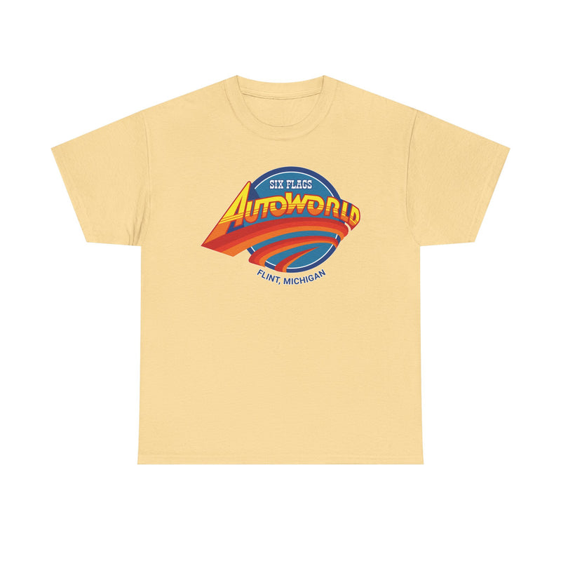 Load image into Gallery viewer, AutoWorld Flint Michigan T-Shirt - Classic Defunct Amusement Park