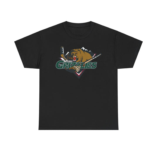 Utah Grizzlies Logo Hockey Team T-shirt