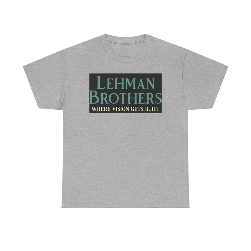 Load image into Gallery viewer, Lehman Brothers Where Vision Gets Built Historic Wall Street Bank Tee New York T-Shirt