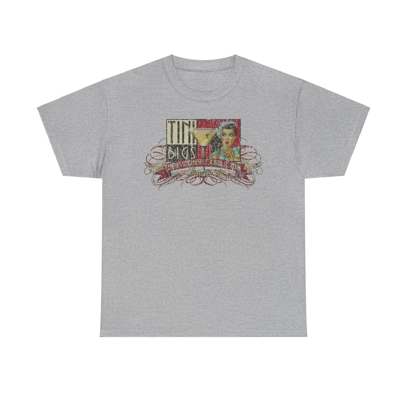 Load image into Gallery viewer, Tini Bigs Lounge 1996 Seattle Washington Cocktail Lounge Bar T-shirt