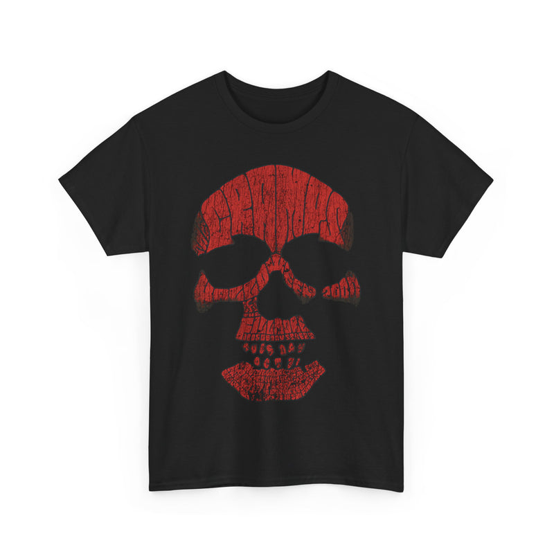 Load image into Gallery viewer, The Cramps Halloween Red Skull Logo T-shirt