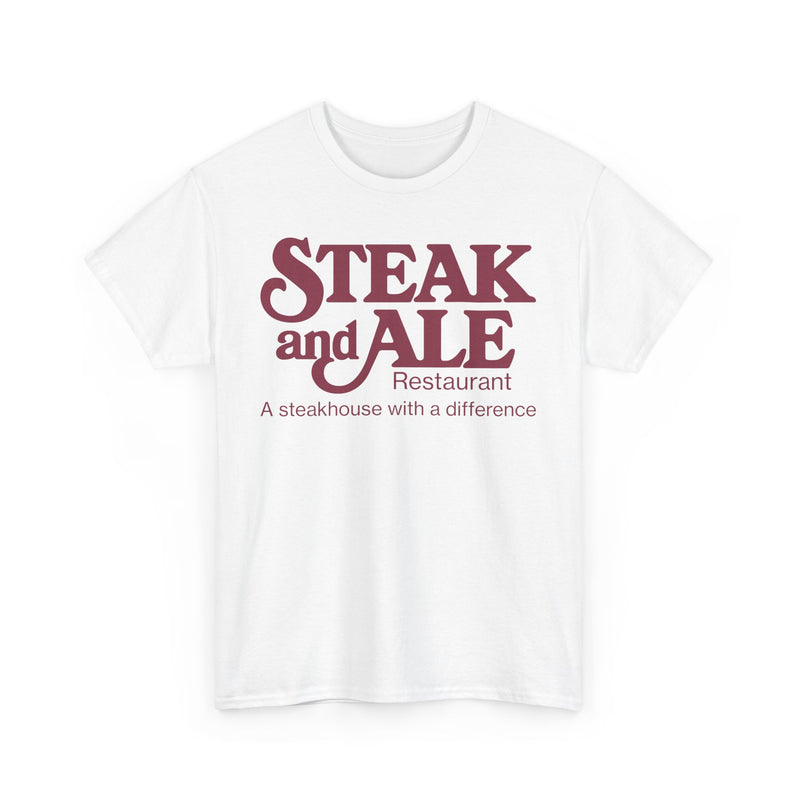 Load image into Gallery viewer, Steak and Ale Restaurant Vintage Steakhouse Logo Classic Dining T-Shirt