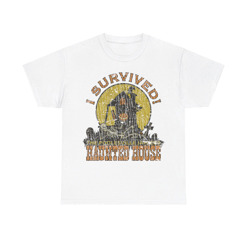 Load image into Gallery viewer, Poolesville Haunted House Survivor 1980 Maryland T-shirt